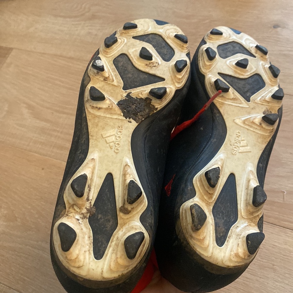 adidas Kids Shoes - Black and Red - Picture 2 of 3